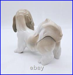 Lladro 4642 Lhasa Apso Tibetan Terrier Porcelain Figurine Dog