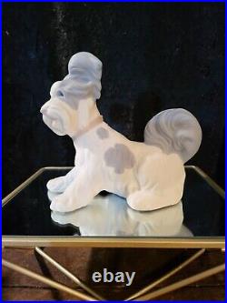 Lladro 4643 Skye Terrier Retired! Super scarce Matte Finish! Puppy! Dog! Mint