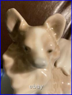 Lladro 4749 Small Dog RETIRED! Mint Condition! Original Blue Box! L@@K