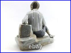 Lladro 4755 Figurine Boy with Dog, Marcelino y su perro, very rare, collector