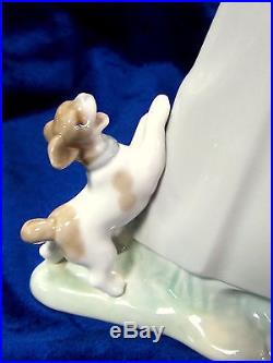 Lladro #4866 Girl With Goose & Dog Brand Nib Puppy Duck $185 Off Free Shipping
