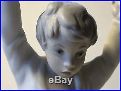Lladro 4867 Children See Saw with Dog Matte Glazed Porcelain Figurine Retired 9