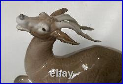 Lladro 4880 FIERCE PURSUIT Hunting Dogs Deer Gazelle 17 Retired 1983