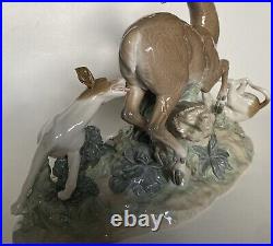 Lladro 4880 FIERCE PURSUIT Hunting Dogs Deer Gazelle 17 Retired 1983