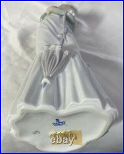 Lladro #4893 A WALK WITH THE DOG 15 TALL