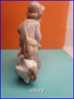 Lladro #4971 Hunting Boy With Dog (Retired) RARE FIND