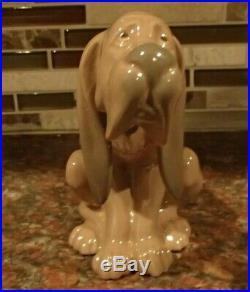 Lladro 5111 Timid Dog adorable bloodhound puppy sitting MIB, RV$495