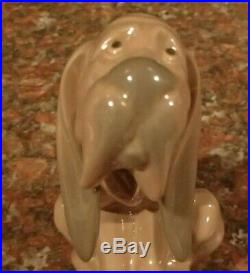 Lladro 5111 Timid Dog adorable bloodhound puppy sitting MIB, RV$495