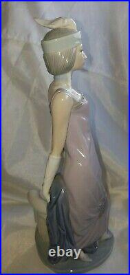 Lladro #5174 Couplet Lady Bnib Dog 1920's Flapper Retired J10e