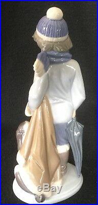 Lladro #5220 Boy And Dog In Winter. Brand New