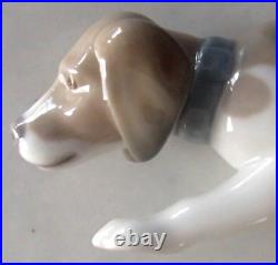 Lladro 5348 On the Scent beagle puppy dog on the hunt MWOB, RV$460