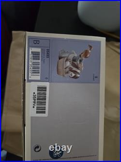 Lladro 5455 Bashful Bather Girl Washing Basset Hound Dog in Tub, RV$375 Mint