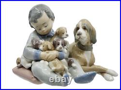 Lladro 5456 New Playmates Glossy Glazed Porcelain Figurine 5