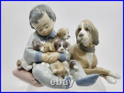 Lladro 5456 New Playmates Glossy Glazed Porcelain Figurine 5