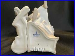 Lladro #5466 Chit Chat Girl With Dog On The Phone No Matte Finish