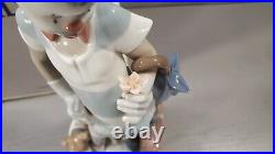 Lladro 5838 On the Move African Black Legacy Circus Clown & Dog Figurine with Box