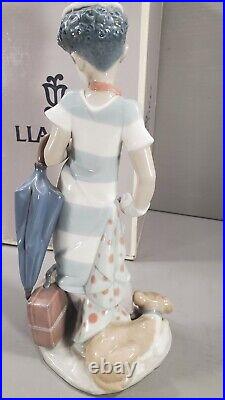 Lladro 5838 On the Move African Black Legacy Circus Clown & Dog Figurine with Box