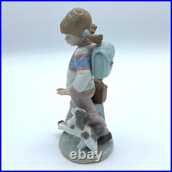 Lladro 6018 Thursday's Child Girl with Dog Porcelain Figurine in Box MINT