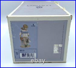 Lladro 6018 Thursday's Child Girl with Dog Porcelain Figurine in Box MINT