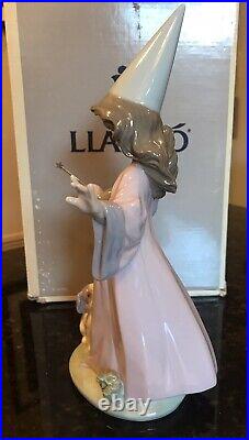 Lladro 6170 Under My Spell Porcelain 1994 Premiere Figurine in Box 9 1/2 Tall