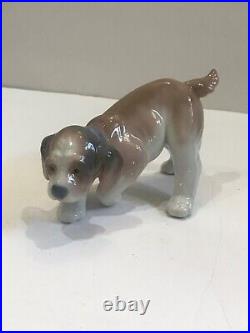 Lladro #6212 Little Hunter Puppy Dog Figure