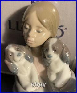 Lladro 6226 Snuggle Up RETIRED! Original Grey Box! Mint! Great Gift! Rare