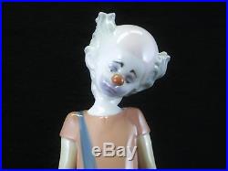 Lladro 6245 Destination Big Top Clown Boy & Dog Porcelain Figurine Spain Mint