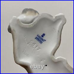 Lladro #6417 Unlikely Friends Bull Dog Cat Porcelain Figurine Retired Figure