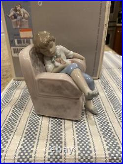 Lladro 6549 Naptime Friends with Original Box Perfect Condition