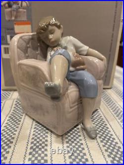 Lladro 6549 Naptime Friends with Original Box Perfect Condition