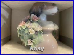 Lladro #6574 Take Me Home RETIRED -Porcelain Puppy Dog Figurine Spain 1998