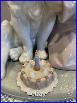 Lladro 6632 A Birthday Kiss with Original Box Perfect Condition