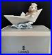 Lladro 6642 Little Stowaway Original Box Mint Condition Barco De Papel Puppy Dog