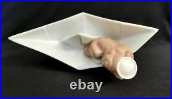 Lladro 6642 Little Stowaway Original Box Mint Condition Barco De Papel Puppy Dog