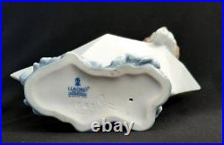 Lladro 6642 Little Stowaway Original Box Mint Condition Barco De Papel Puppy Dog