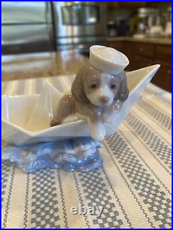 Lladro 6642 Little Stowaway Perfect Condition