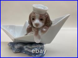 Lladro 6642 Little Stowaway With Original Box and Papers Excellent Condition