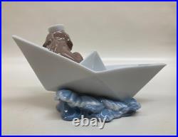 Lladro 6642 Little Stowaway With Original Box and Papers Excellent Condition