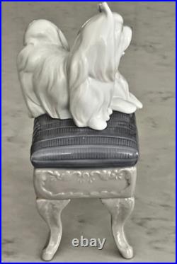 Lladro 6688 Sitting Pretty 2 Maltese Puppy Dogs Sitting Pretty MWOB, RV$560