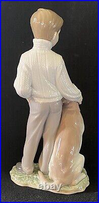 Lladro #6902 My Loyal Friend Boy & Dog Figurine with original box! MINT