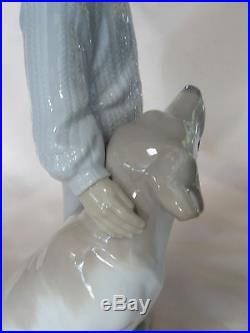 Lladro #6902 My Loyal Friend Brand New In Box Boy And His Dog Lab 10 Tall Save$
