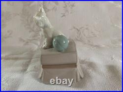 Lladro 6985 My Favorite Companion Westie puppy dog with ball RV$225