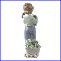 Lladro #7609 My Buddy Figurine, Young Boy with Dog Collector's Society Retired