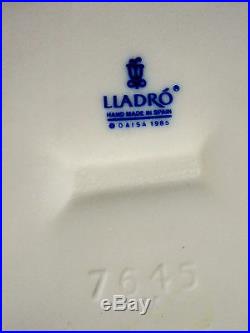 Lladro #7645 By My Side Brand Nib Rare Girl Dog Bargain $165 Off Nice Free Ship