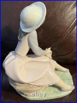 Lladro 7645 By My Side RETIRED! Glossy! Mint condition! No Box! Rare