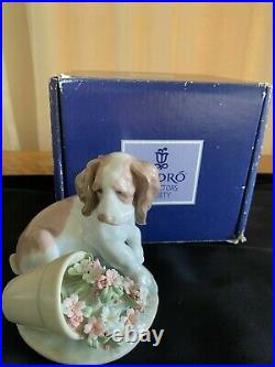 Lladro #7672It Wasn't Me Collector's Society Original BoxPuppy Dog