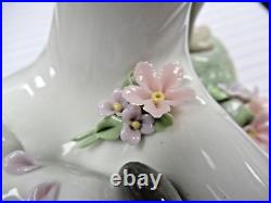 Lladro 7711 Playtime with Petals Girl with Dog Figurine Nice BIN! Excellent