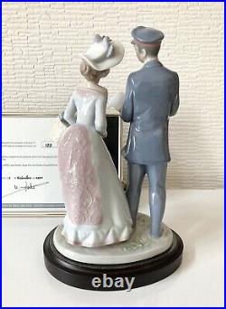 Lladro 8008 STATION MASTER with dog Limited edition in excellent condition