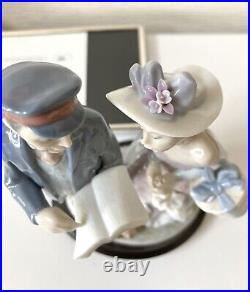 Lladro 8008 STATION MASTER with dog Limited edition in excellent condition