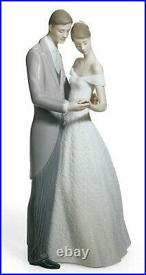 Lladro #8107 Together Forever Brand New In Box Love Bride Wedding Anniversary Fs